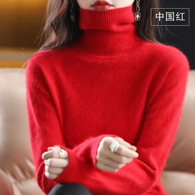 Blakely Elegant Cashmere Turtleneck Sweater