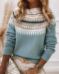 Hadley Women's Fair Isle Crew-Neck Sweater