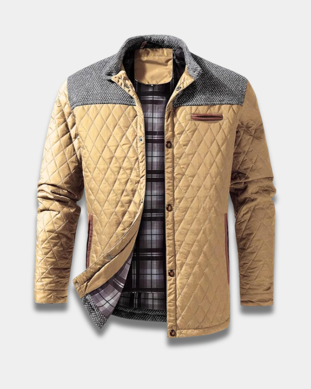 Conrad Rugged Casual Diamond Quilted Jacket