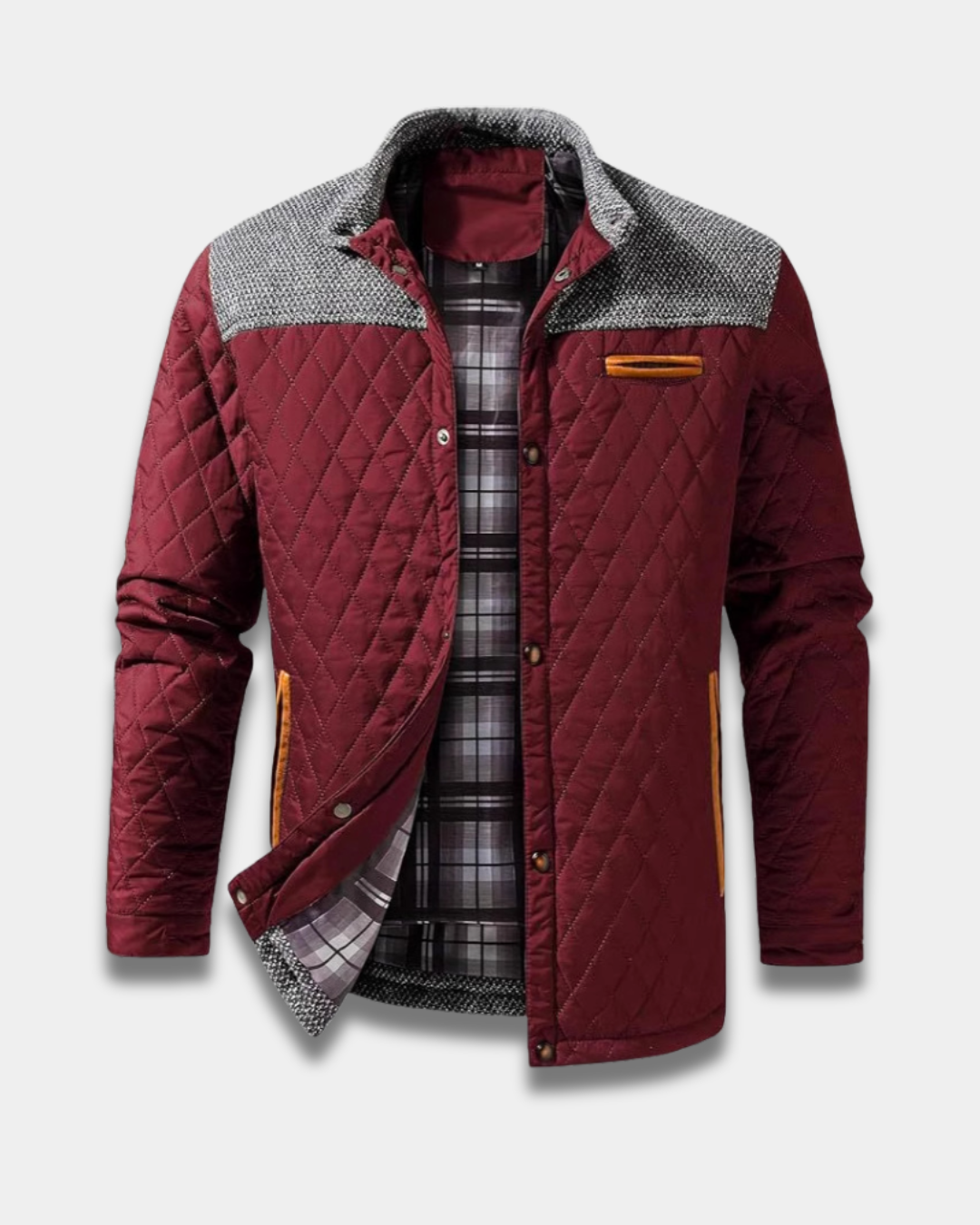 Conrad Rugged Casual Diamond Quilted Jacket