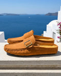 Grayson Men's Suede Buckle Mule
