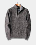 Calloway Men's Wool Blend Quarter Zip Sweater