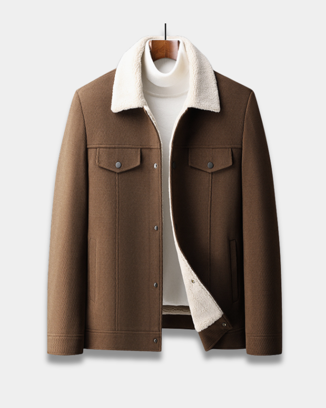 Ashford Classic Shearling Collar Trucker Jacket