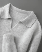 Harrison Slim-Fit Cashmere Polo Sweater