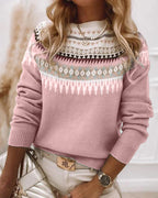 Hadley Women's Fair Isle Crew-Neck Sweater