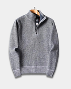 Calloway Men's Wool Blend Quarter Zip Sweater