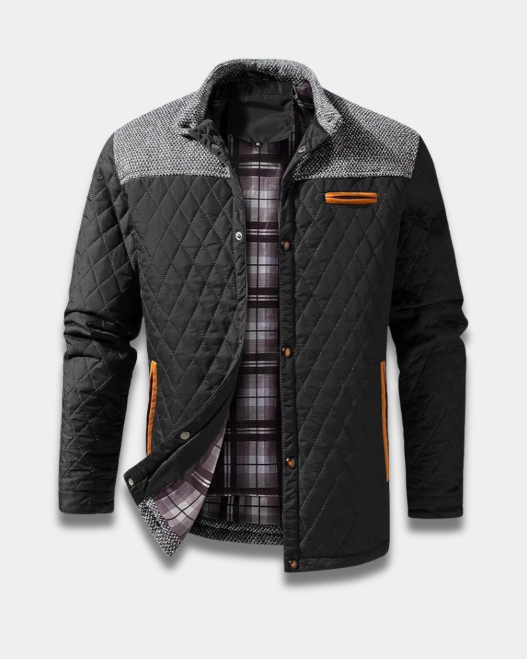 Conrad Rugged Casual Diamond Quilted Jacket
