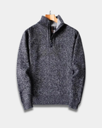 Calloway Men's Wool Blend Quarter Zip Sweater