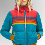 Blakely Women's Waterproof Retro Hooded Puffer Jacket