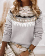 Hadley Women's Fair Isle Crew-Neck Sweater