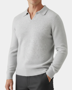 Harrison Slim-Fit Cashmere Polo Sweater