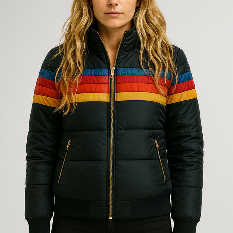 Blakely Women's Waterproof Retro Hooded Puffer Jacket