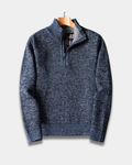 Calloway Men's Wool Blend Quarter Zip Sweater