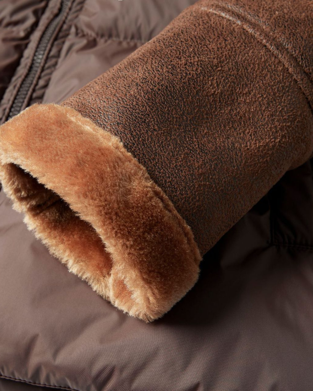 Benedict Rugged Warm Fur Collar Puffer Jacket