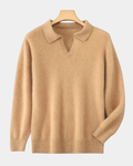 Harrison Slim-Fit Cashmere Polo Sweater