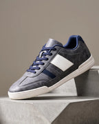 Bennett Men's Vintage Striped Court Sneakers