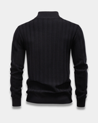 Weston Slim-Fit Textured Quarter Zip Sweater