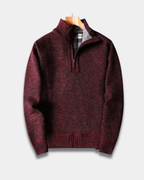 Calloway Men's Wool Blend Quarter Zip Sweater