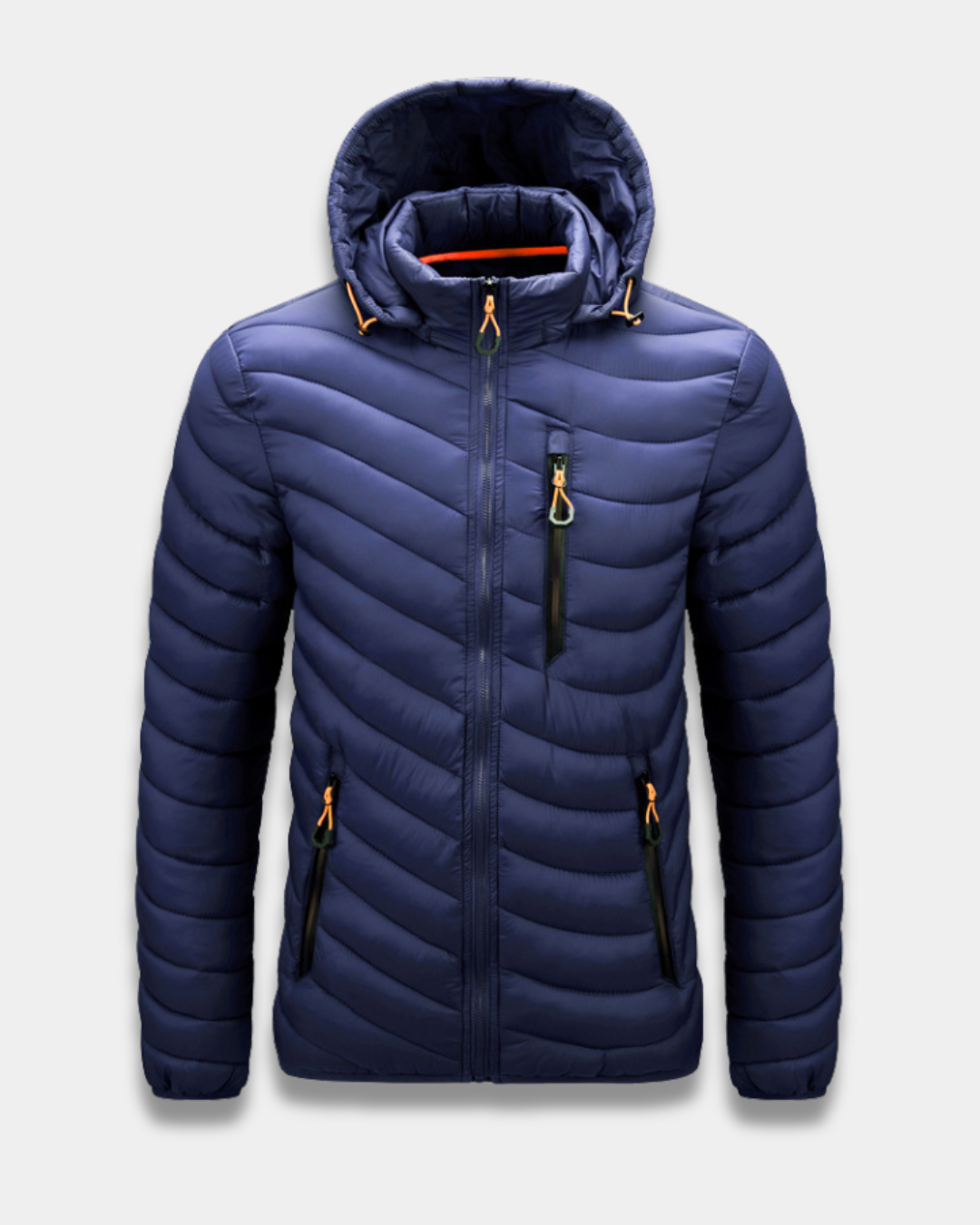 Nathaniel Lightweight Winter Hooded Puffer Jacket