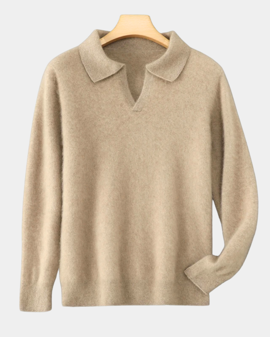 Harrison Slim-Fit Cashmere Polo Sweater