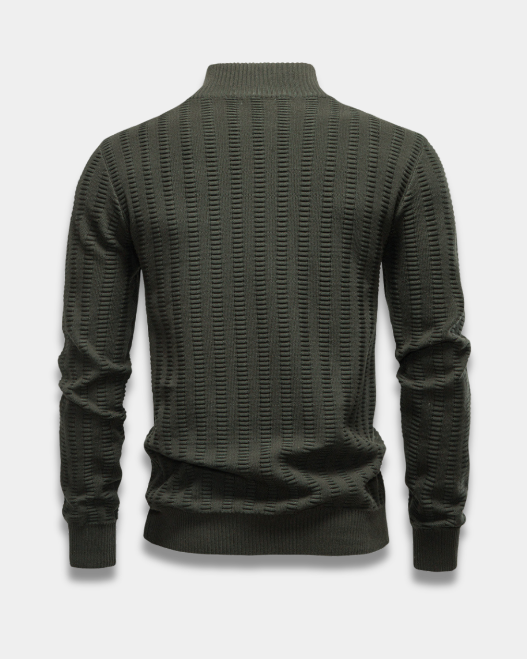 Weston Slim-Fit Textured Quarter Zip Sweater