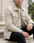 Ashford Classic Shearling Collar Trucker Jacket