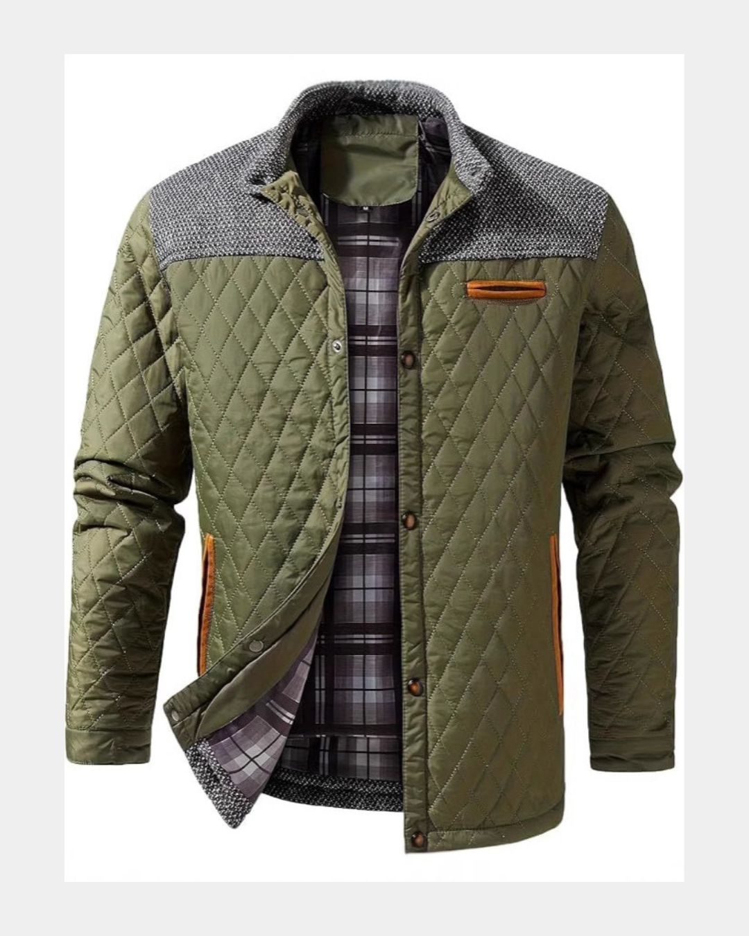 Conrad Rugged Casual Diamond Quilted Jacket
