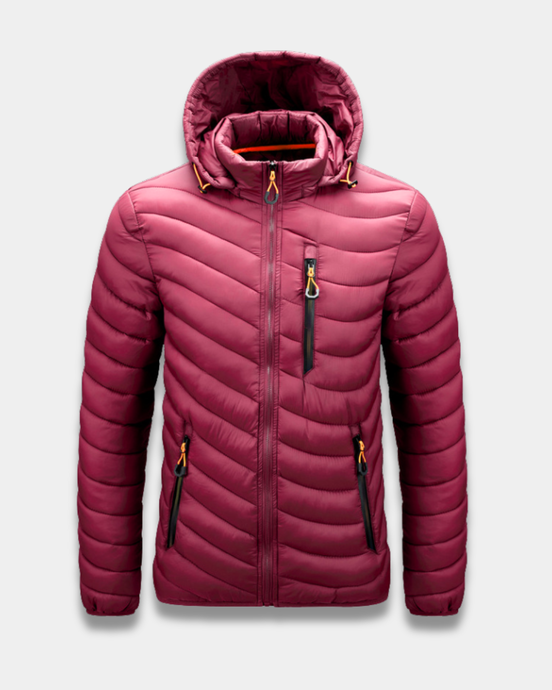 Nathaniel Lightweight Winter Hooded Puffer Jacket