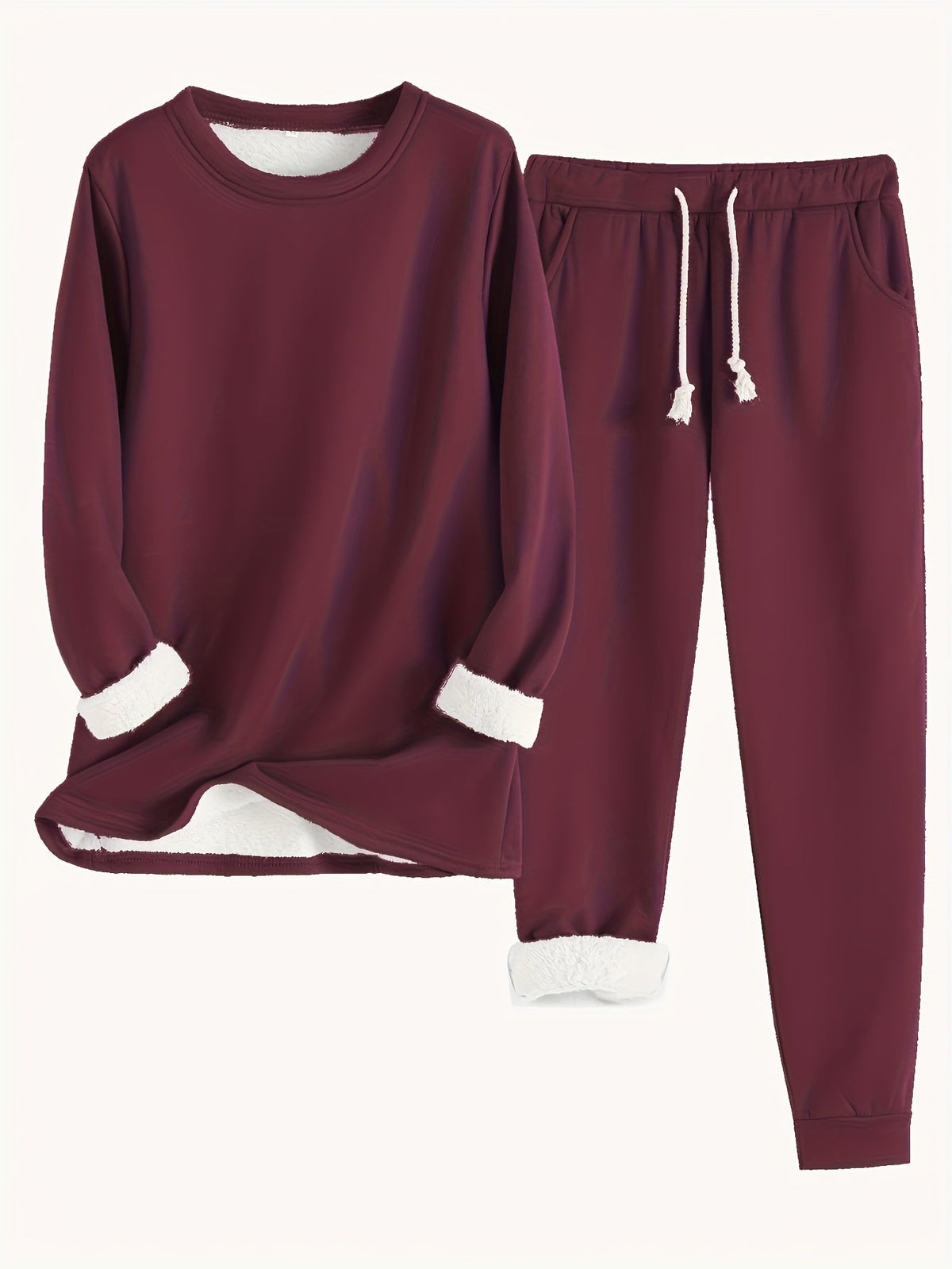 Everly Women's Fleece Lined Lounge Set