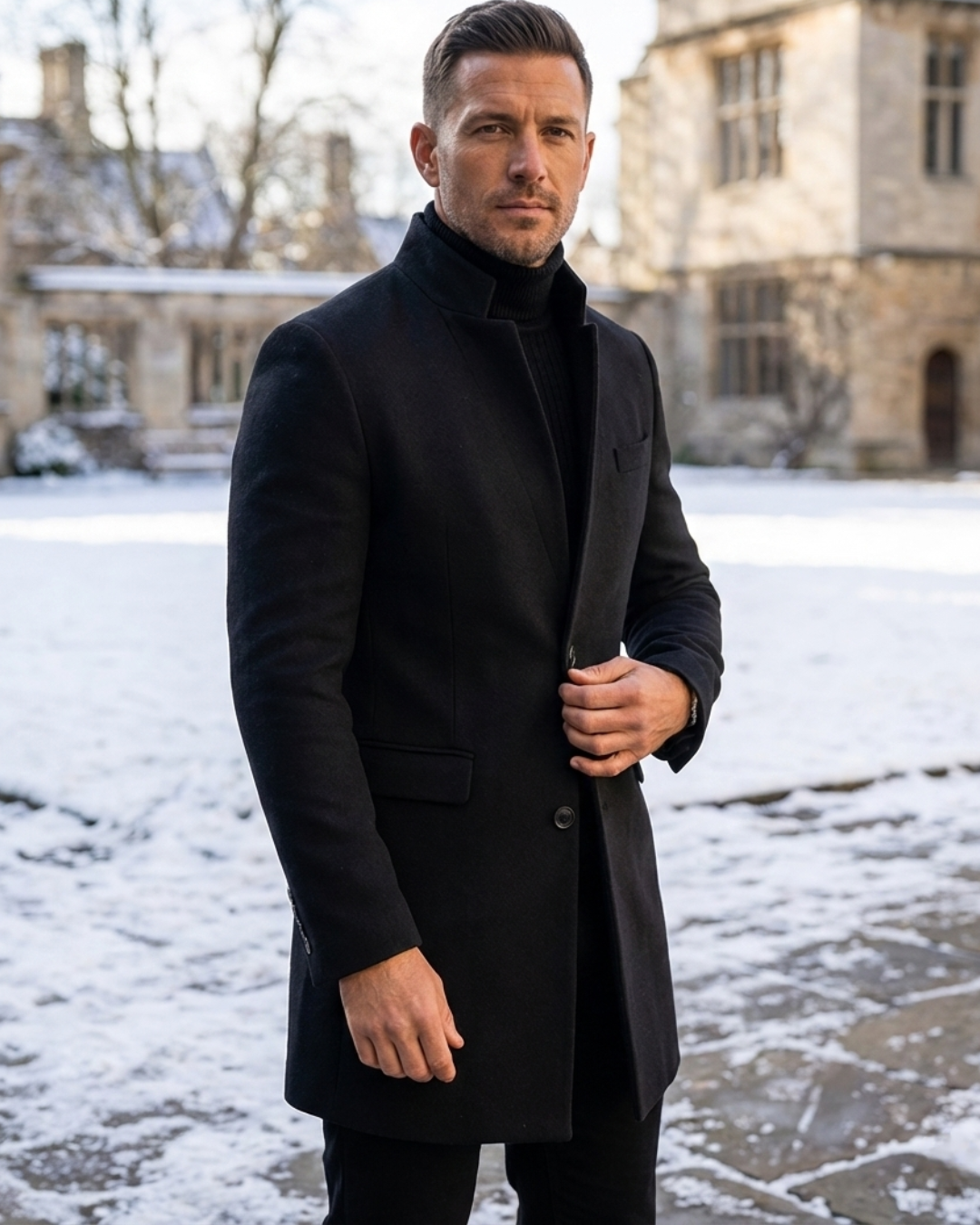 Everett Formal Wool Tailored Overcoat | Winter