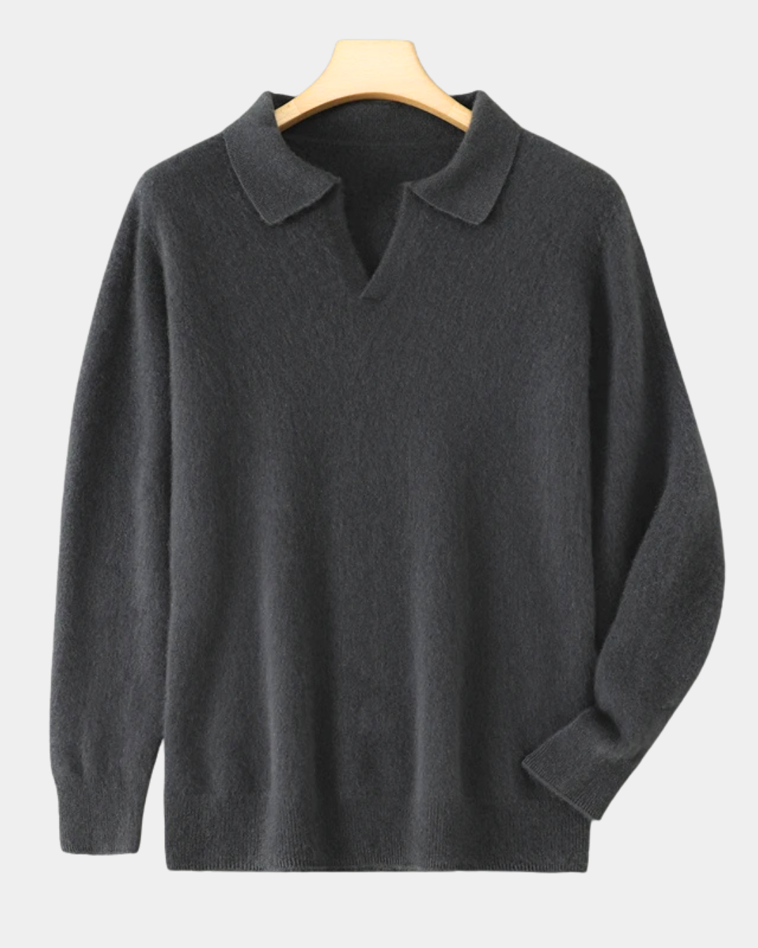 Harrison Slim-Fit Cashmere Polo Sweater