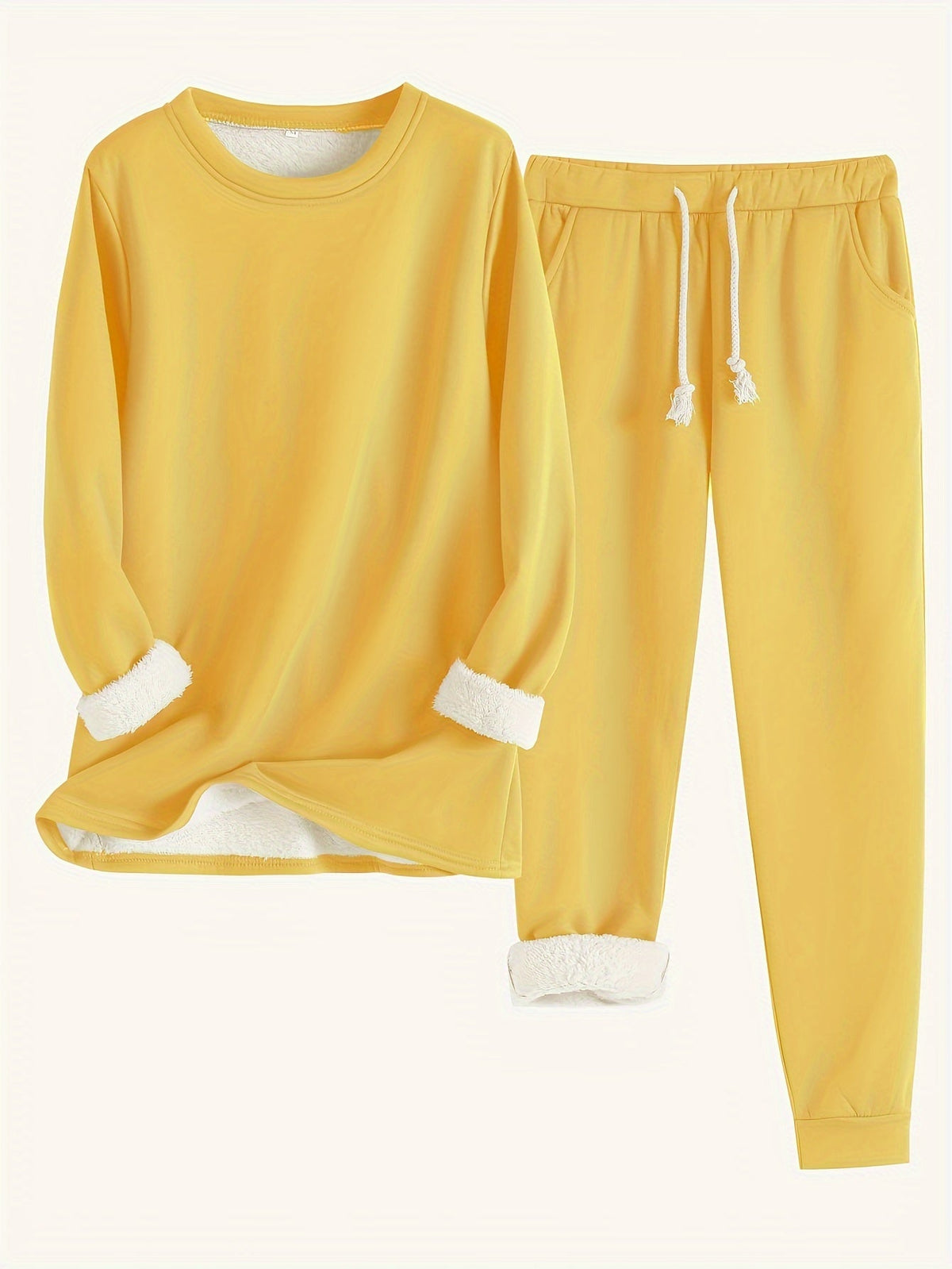 Everly Women's Fleece Lined Lounge Set