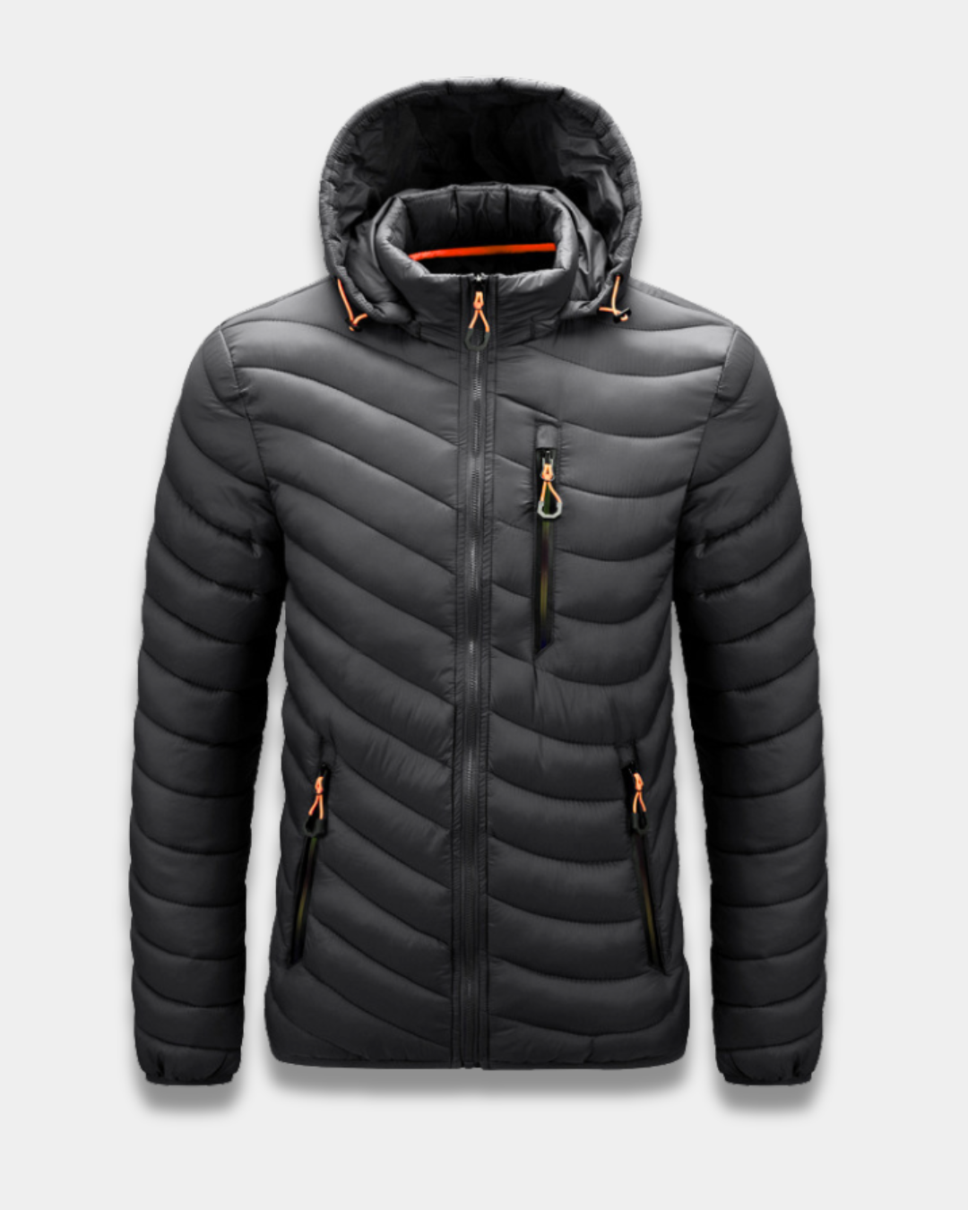 Nathaniel Lightweight Winter Hooded Puffer Jacket