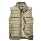 Weston Men's Insulated Fur Lined Puffer Vest