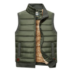 Weston Men's Insulated Fur Lined Puffer Vest