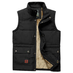 Weston Men's Insulated Fur Lined Puffer Vest