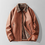 Bradford Men's Fleece Lined Leather Jacket