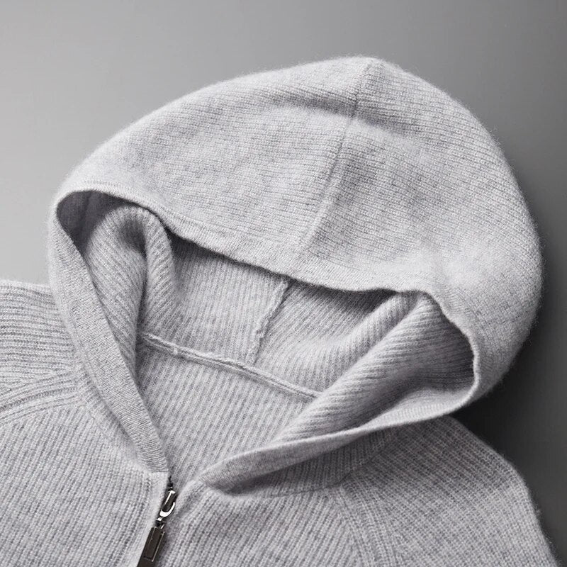 Blakely Men's Wool Zip Hoodie