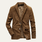Sterling Men's Corduroy Elbow Patch Blazer Jacket