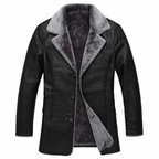 Wesley Men's Leather Fur-Lined Winter Jacket
