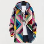 Arabella Warm Boho Sherpa Lined Hooded Jacket
