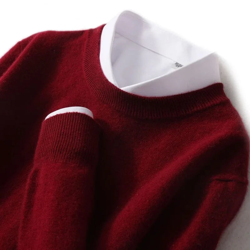 Ellsworth Classic Lightweight Cashmere Crew Neck Sweater