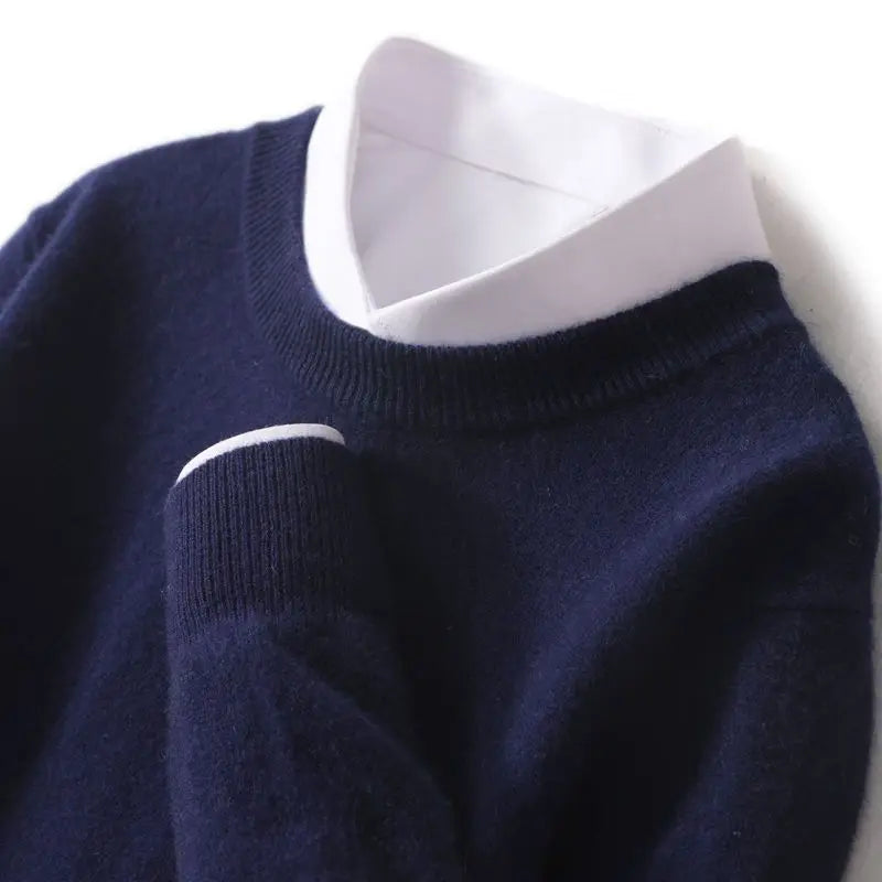 Ellsworth Classic Lightweight Cashmere Crew Neck Sweater