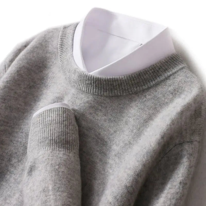 Ellsworth Classic Lightweight Cashmere Crew Neck Sweater