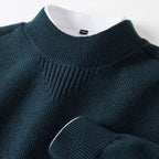 Everett Men's Waffle Knit Crew Sweater