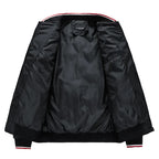 Everett Men's Quilted Diamond Bomber Jacket