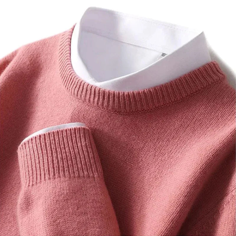 Ellsworth Classic Lightweight Cashmere Crew Neck Sweater