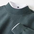 Everett Men's Waffle Knit Crew Sweater