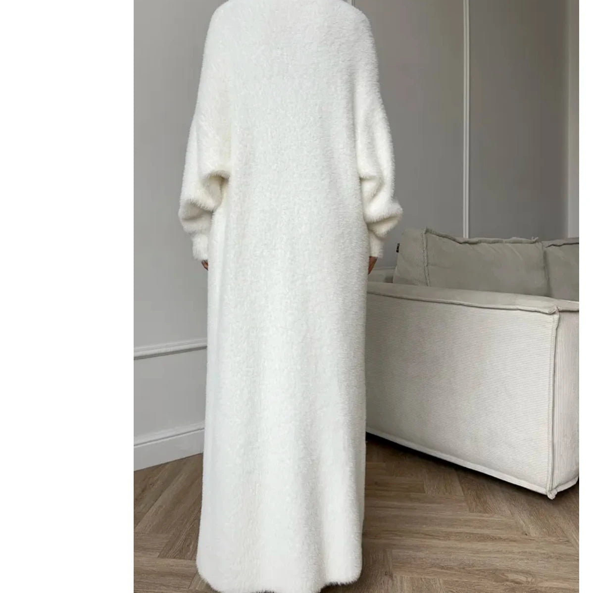 Everly Women's Fuzzy Knit Long Cardigan