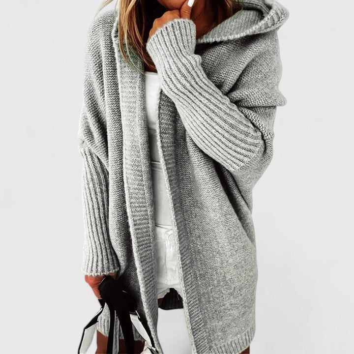Harlow Women's Hooded Open Front Cardigan